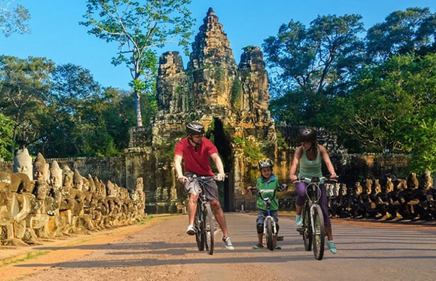 Cambodia Family Cycling Tour