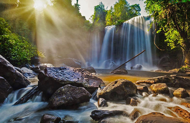 Kulen Waterfall Mountain & Beng Mealea Temple Tour