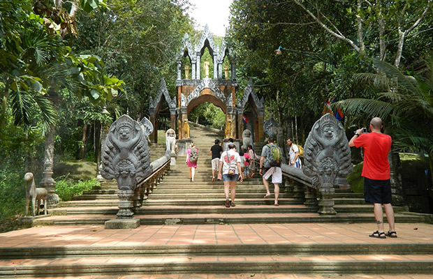 Kulen Waterfall Mountain & Beng Mealea Temple Tour