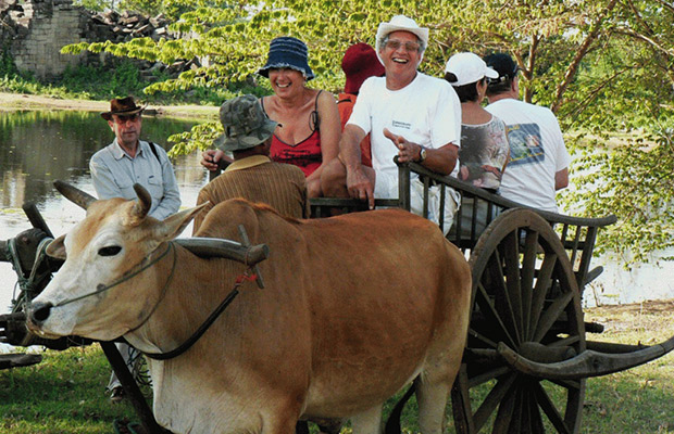 Ox-Cart Riding Tour Through Villages in Countryside